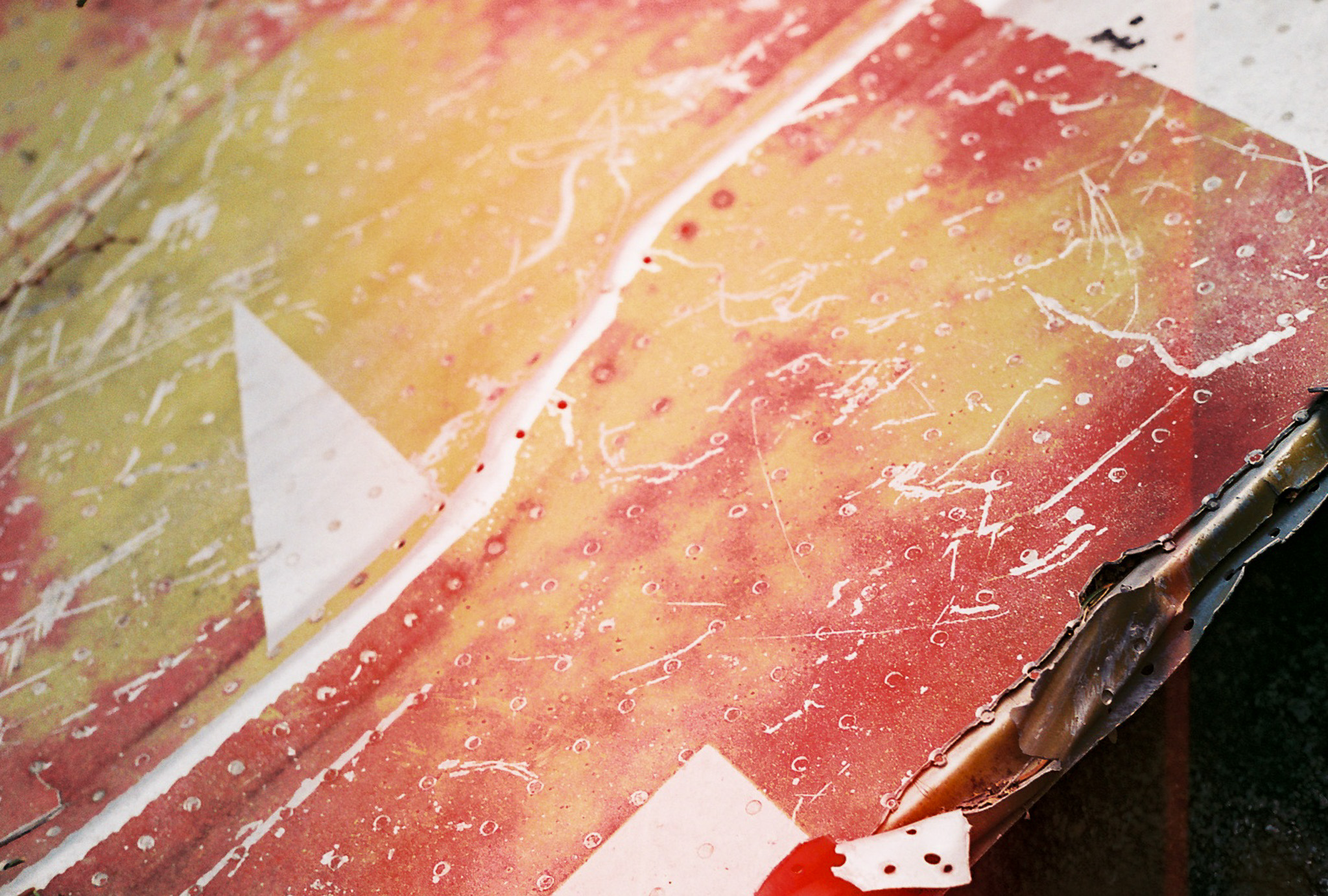 wreckage of TWA flight